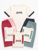 ست تیشرت شلوارک joyful کد 1092
