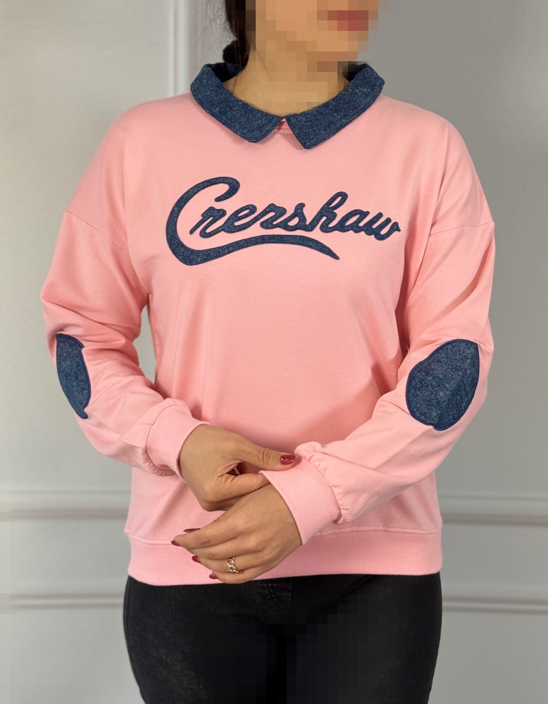 بلوز یقه جین پریناز کد 4130