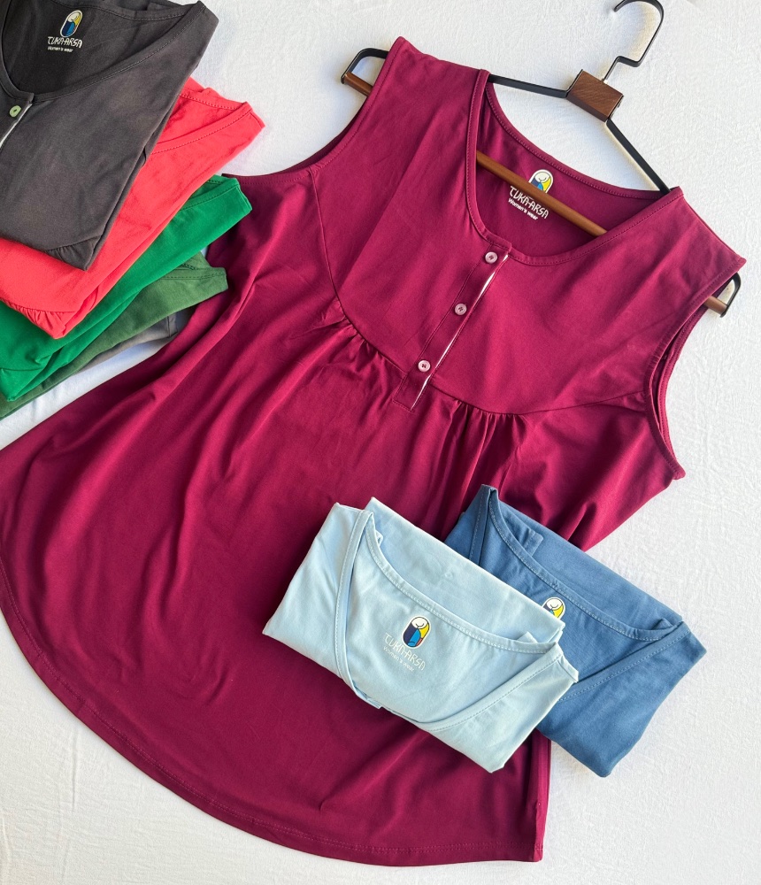 تاپ زیر سینه چین دار سوگل کد 2069