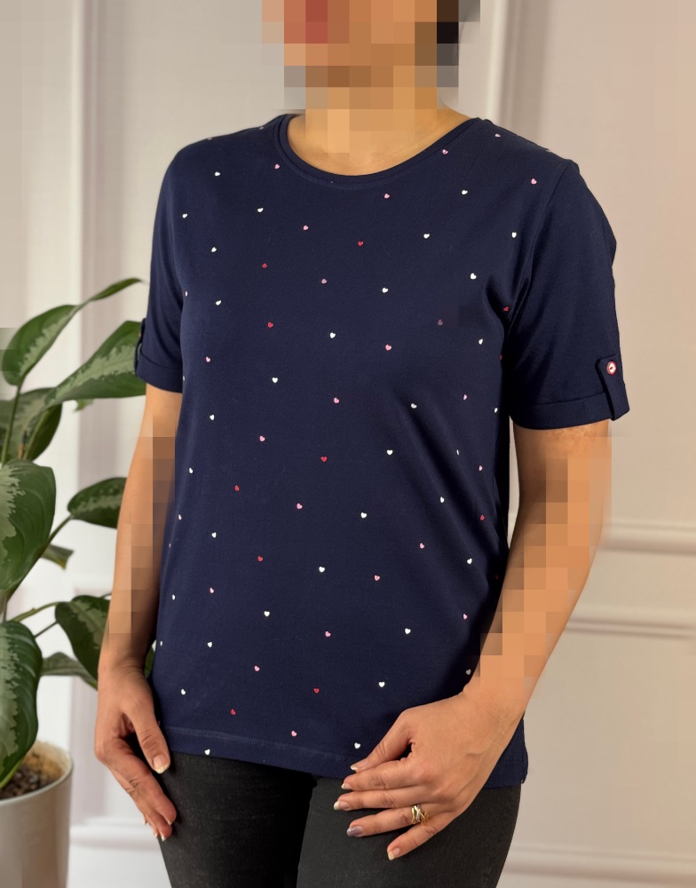 تیشرت قلبی کلارا کد 6078