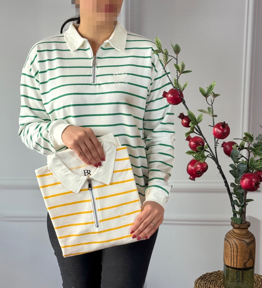 بلوز راه راه ساغر کد 4122