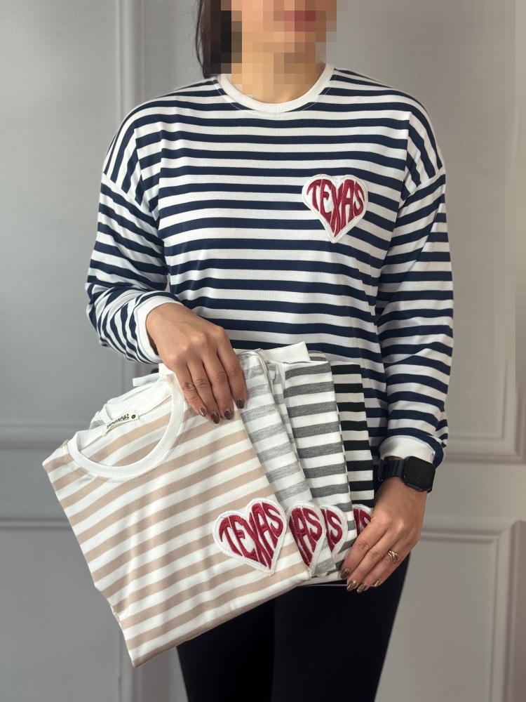 بلوز راه راه تگزاس کد 4105