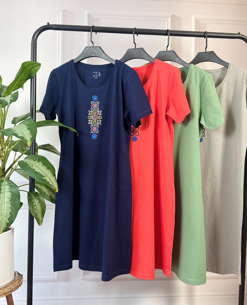 سارافون آستین کوتاه ماهلین کد 7049