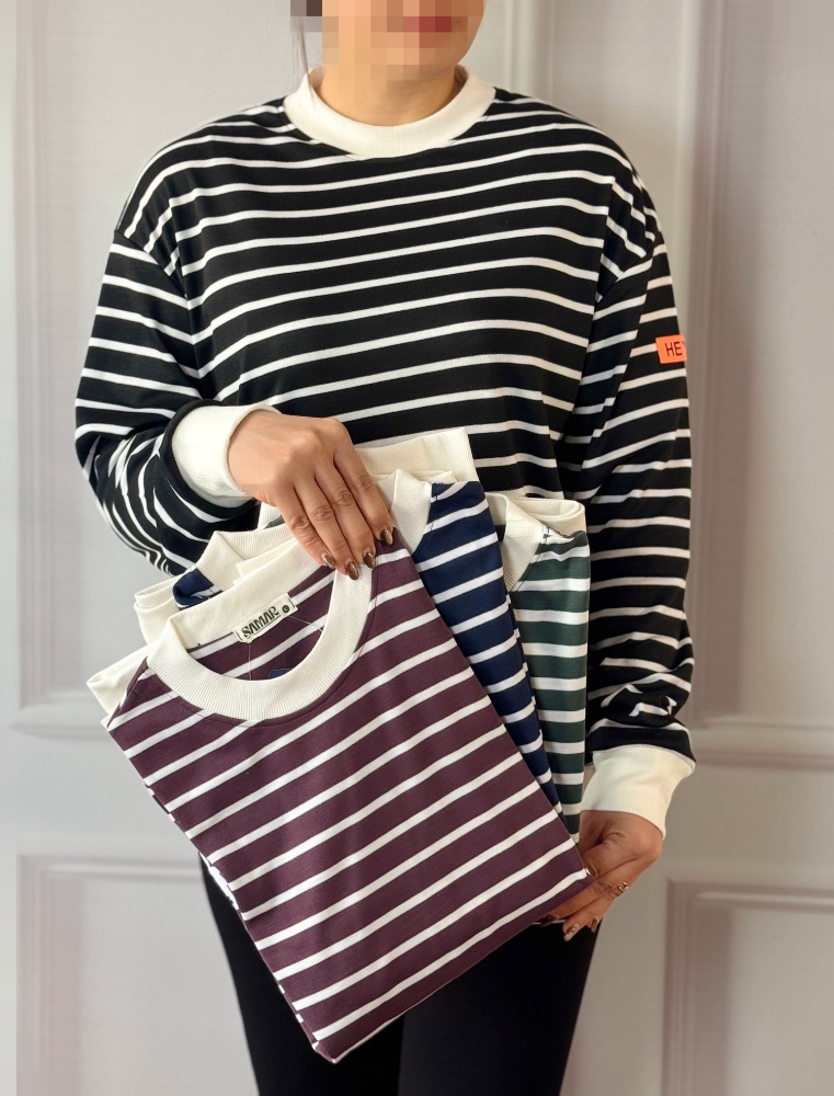 بلوز  راه راه هاله 4112