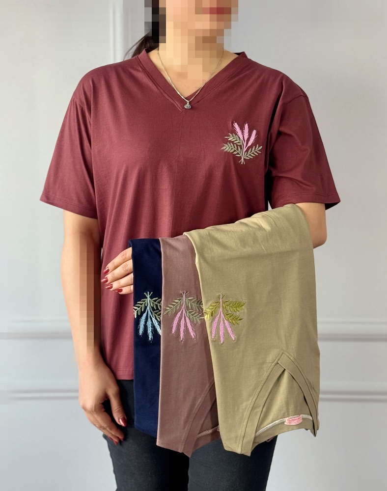 تیشرت (سایز بزرگ) گندم کد 4097