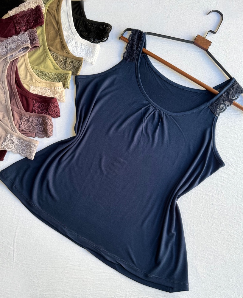 تاپ سرشانه دانتل مریم کد 2068